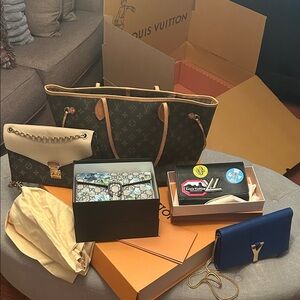 Authentic Luxury bags Louis Vuitton Gucci YSL